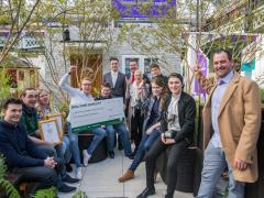 Writtle University College wins the 2017 Young Gardeners of the Year Award at this year's Ideal Home Show 